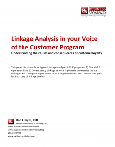 Linkage Analysis for Your VoC Program