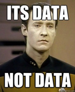 No Matter How You Say It, I'm Thankful for Data