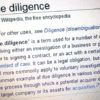 Due Diligence