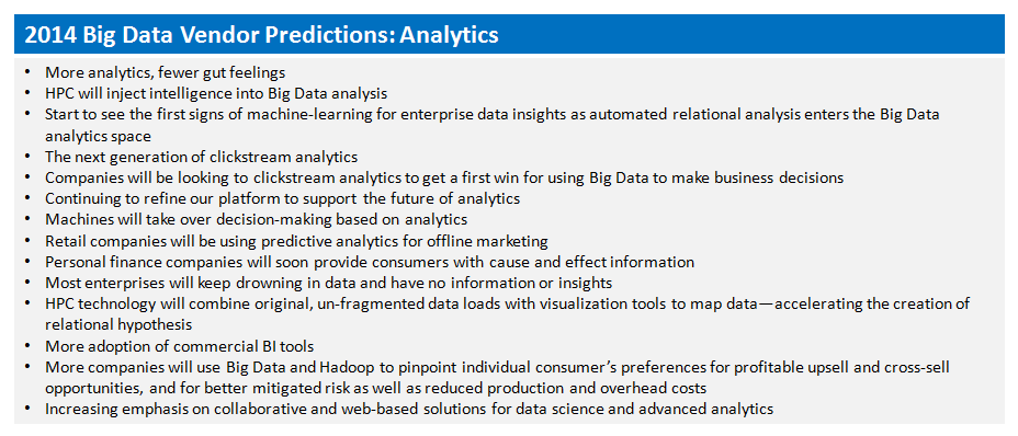 analytic-predictions